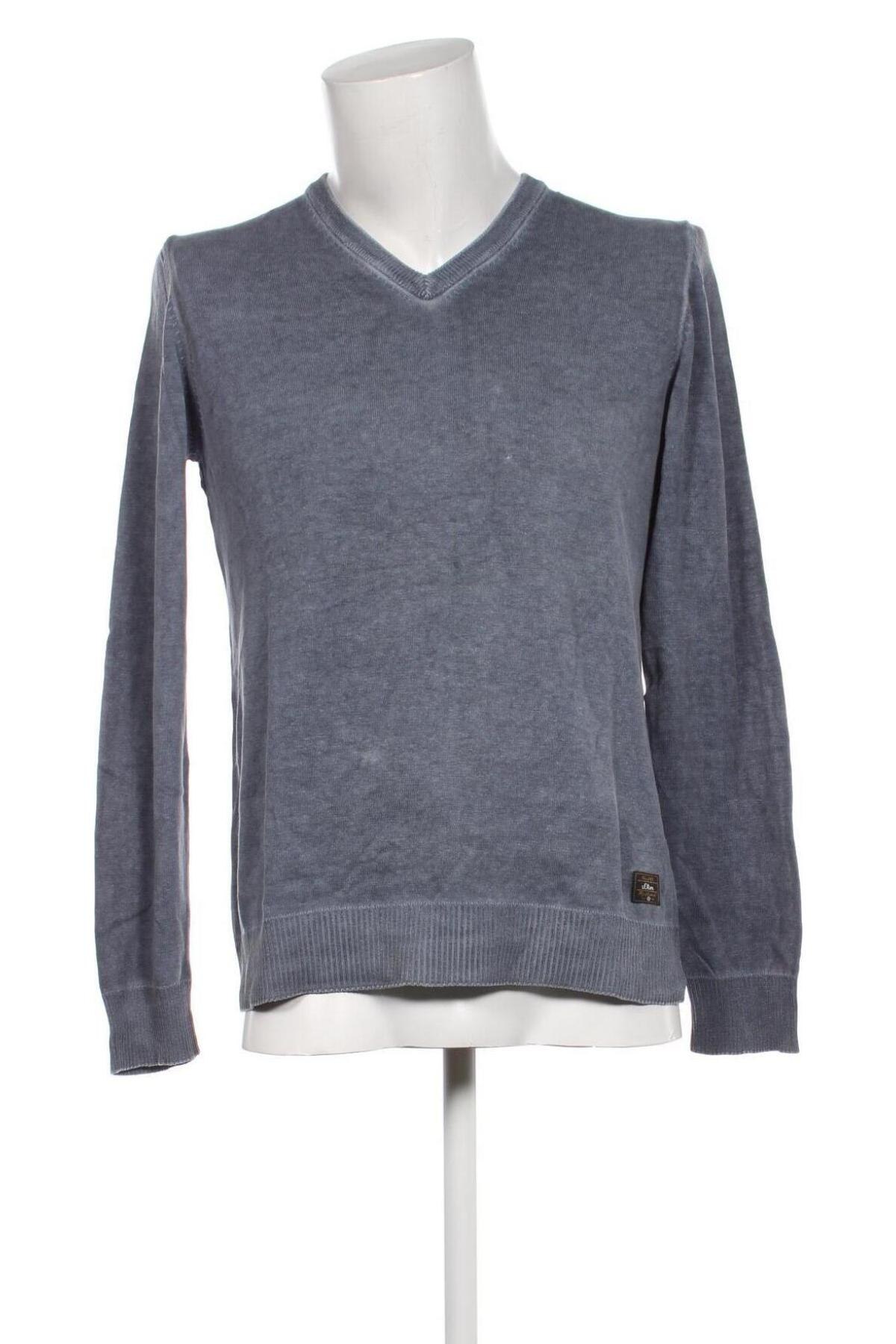 Мъжки пуловер S.Oliver, Размер L, Цвят Сив, Цена 17,00 лв.