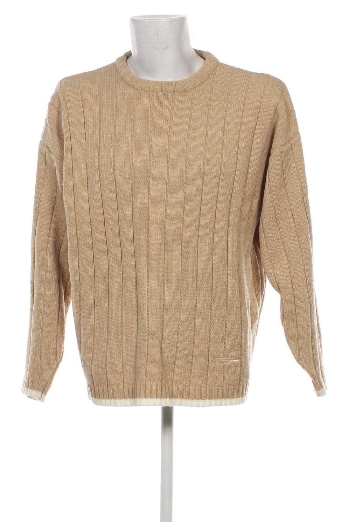 Мъжки пуловер S.Oliver, Размер XL, Цвят Бежов, Цена 13,60 лв.