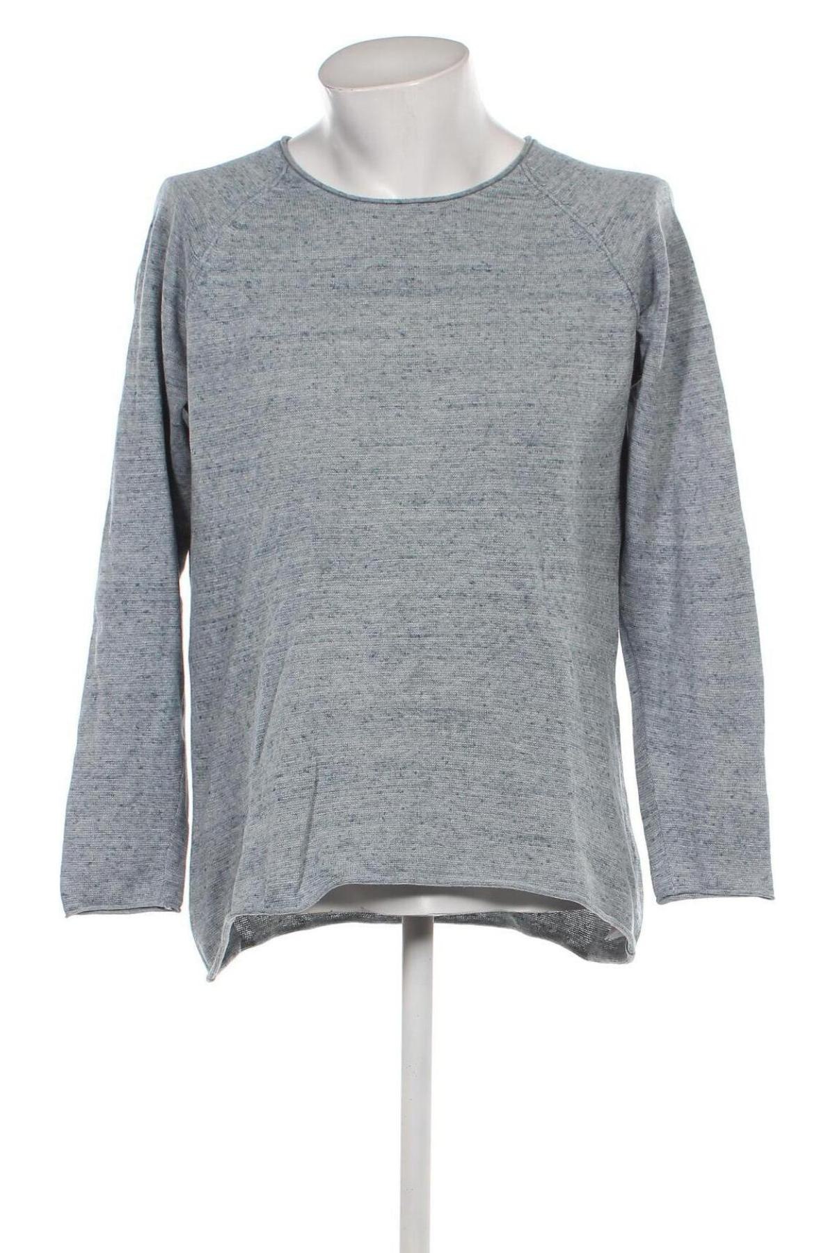 Мъжки пуловер Selected Homme, Размер L, Цвят Син, Цена 16,95 лв.