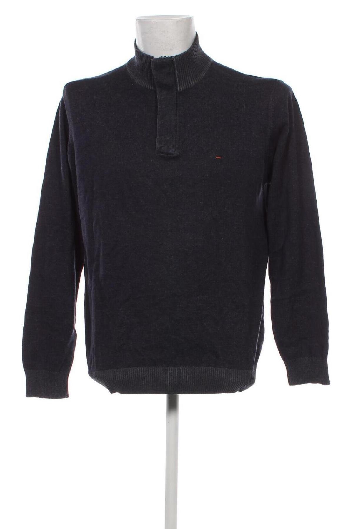 Мъжки пуловер State Of Art, Размер L, Цвят Син, Цена 31,00 лв.