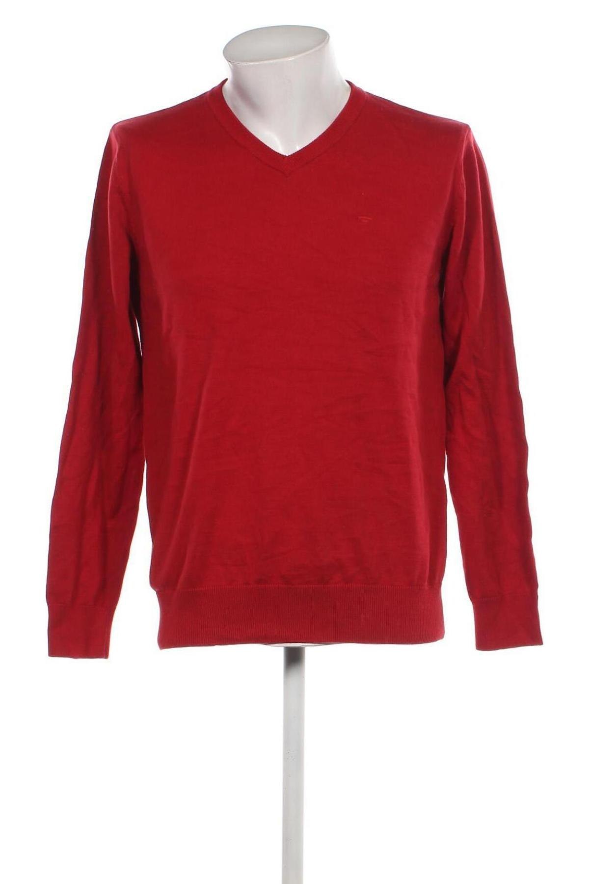 Мъжки пуловер Tom Tailor, Размер M, Цвят Червен, Цена 17,34 лв.