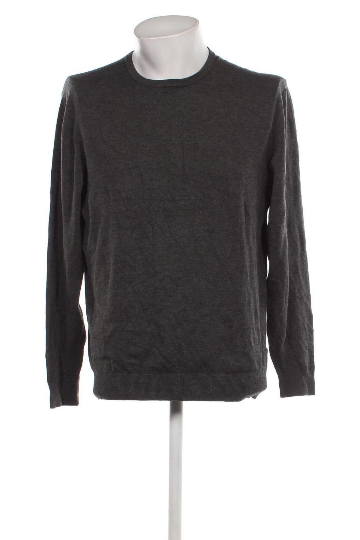 Мъжки пуловер Zara, Размер L, Цвят Сив, Цена 12,80 лв.