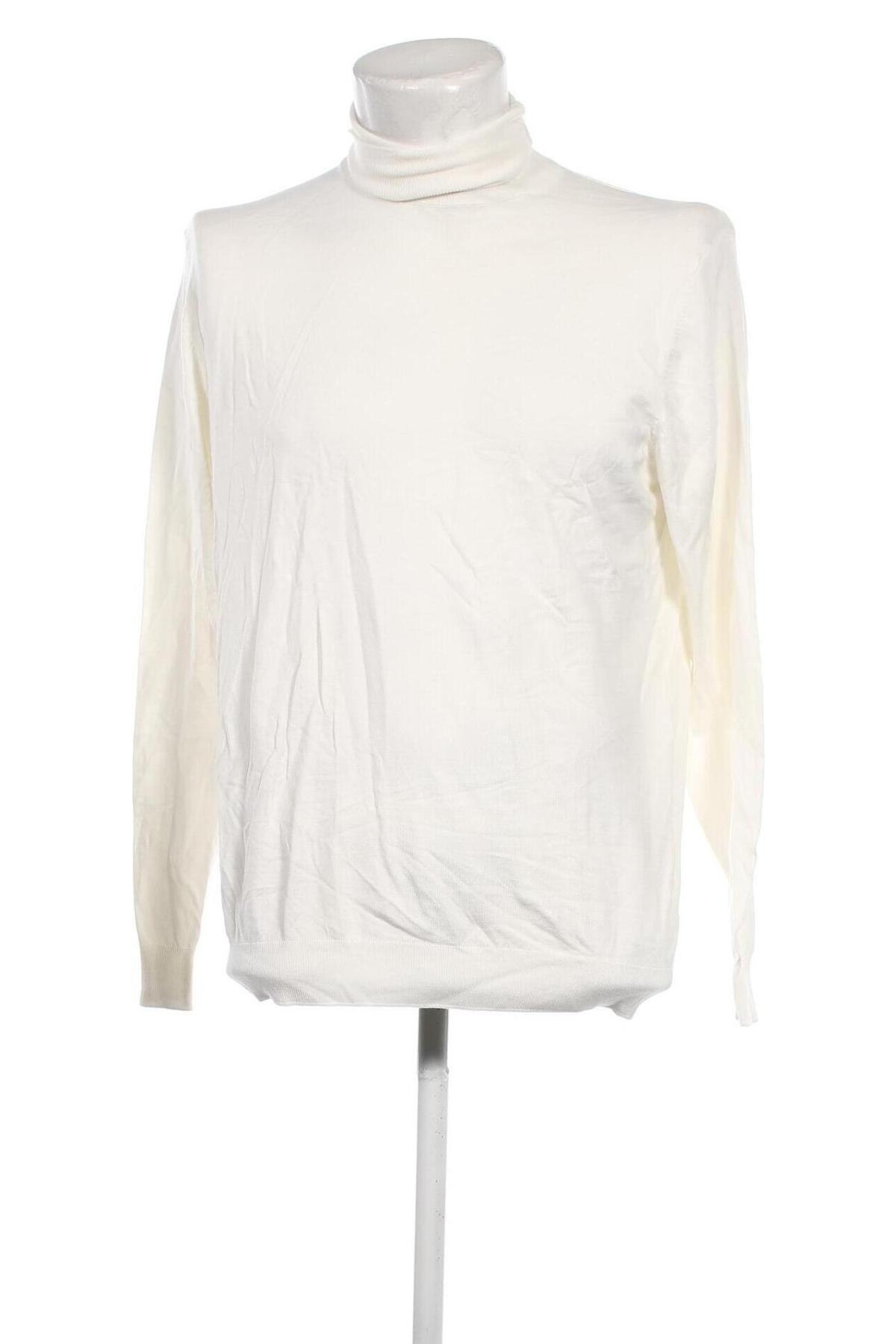 Pánský svetr  Zara, Velikost L, Barva Bílá, Cena  390,00 Kč