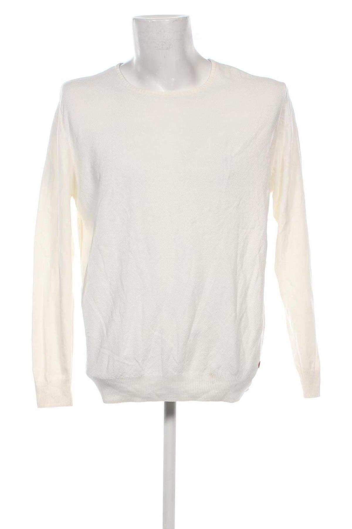 Мъжки пуловер Zara Man, Размер L, Цвят Бял, Цена 6,72 лв.