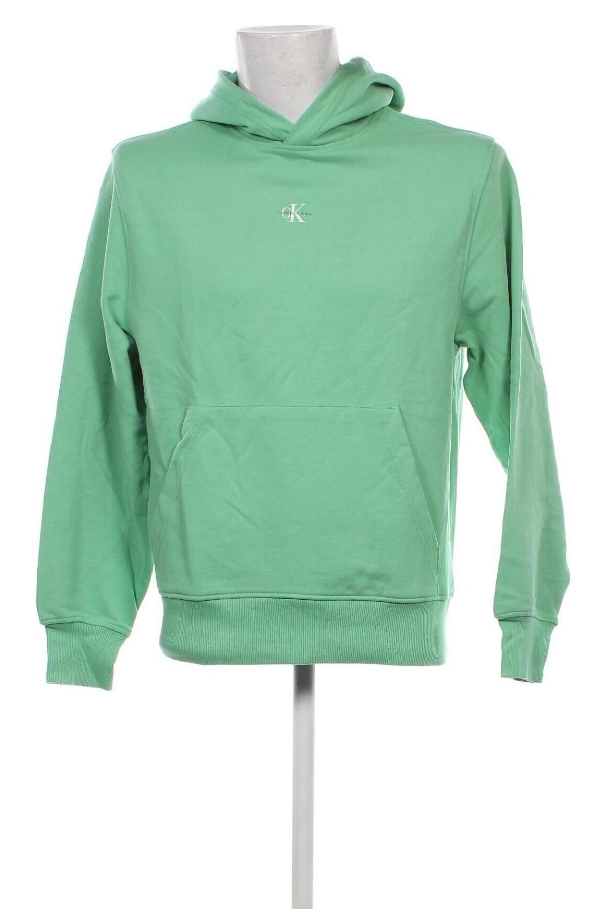 Férfi sweatshirt Calvin Klein Jeans, Méret S, Szín Zöld, Ár 29 598 Ft