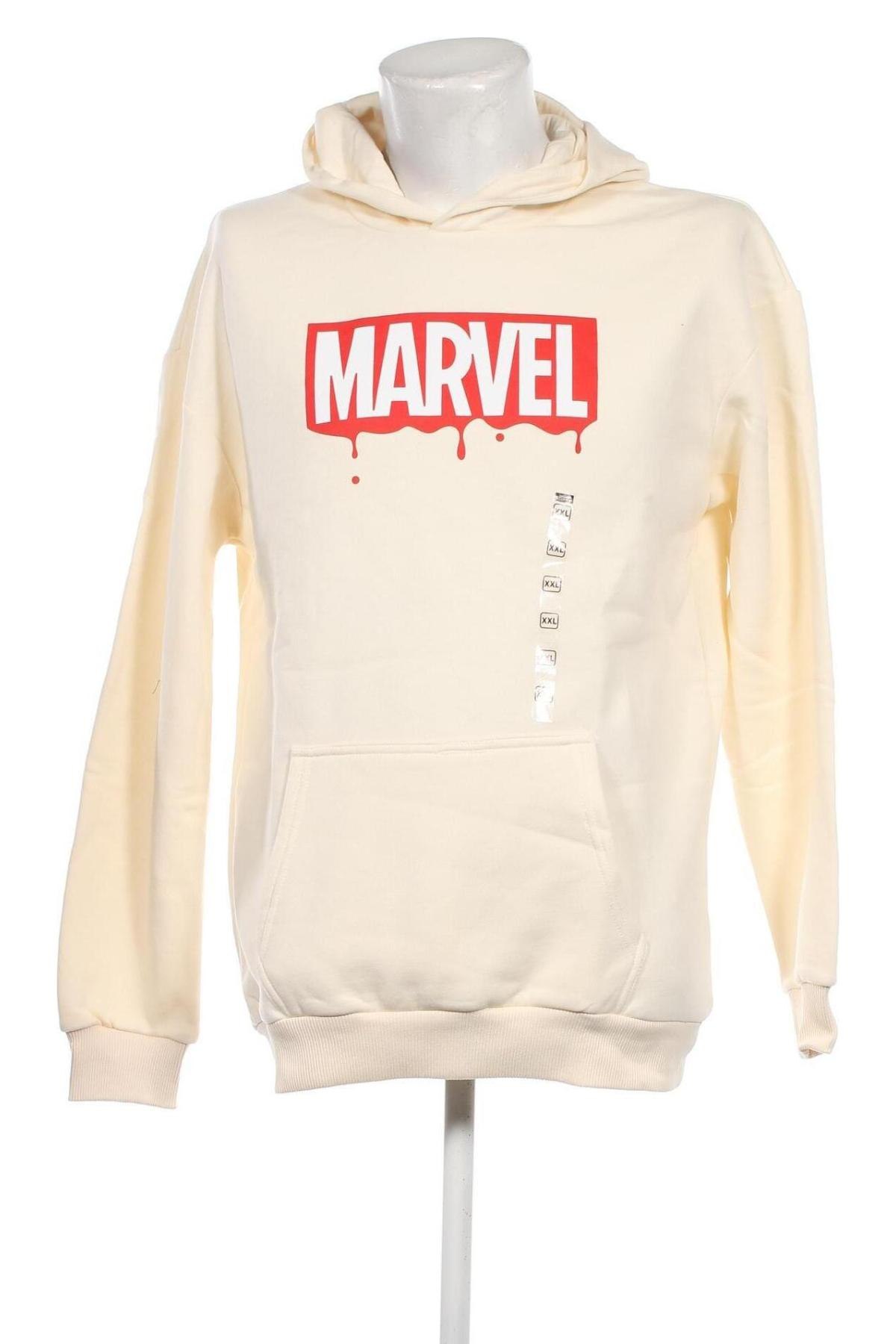 Herren Sweatshirt Marvel, Größe XXL, Farbe Ecru, Preis 16,78 €