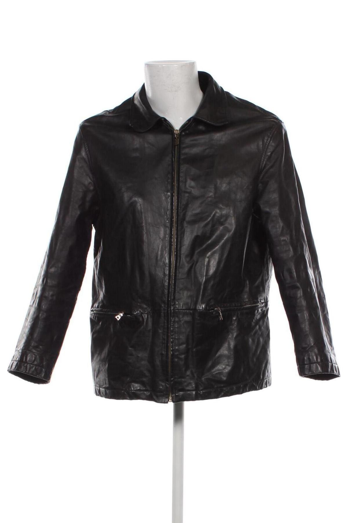 Pánska kožená bunda  BOSS, Veľkosť L, Farba Čierna, Cena  228,70 €