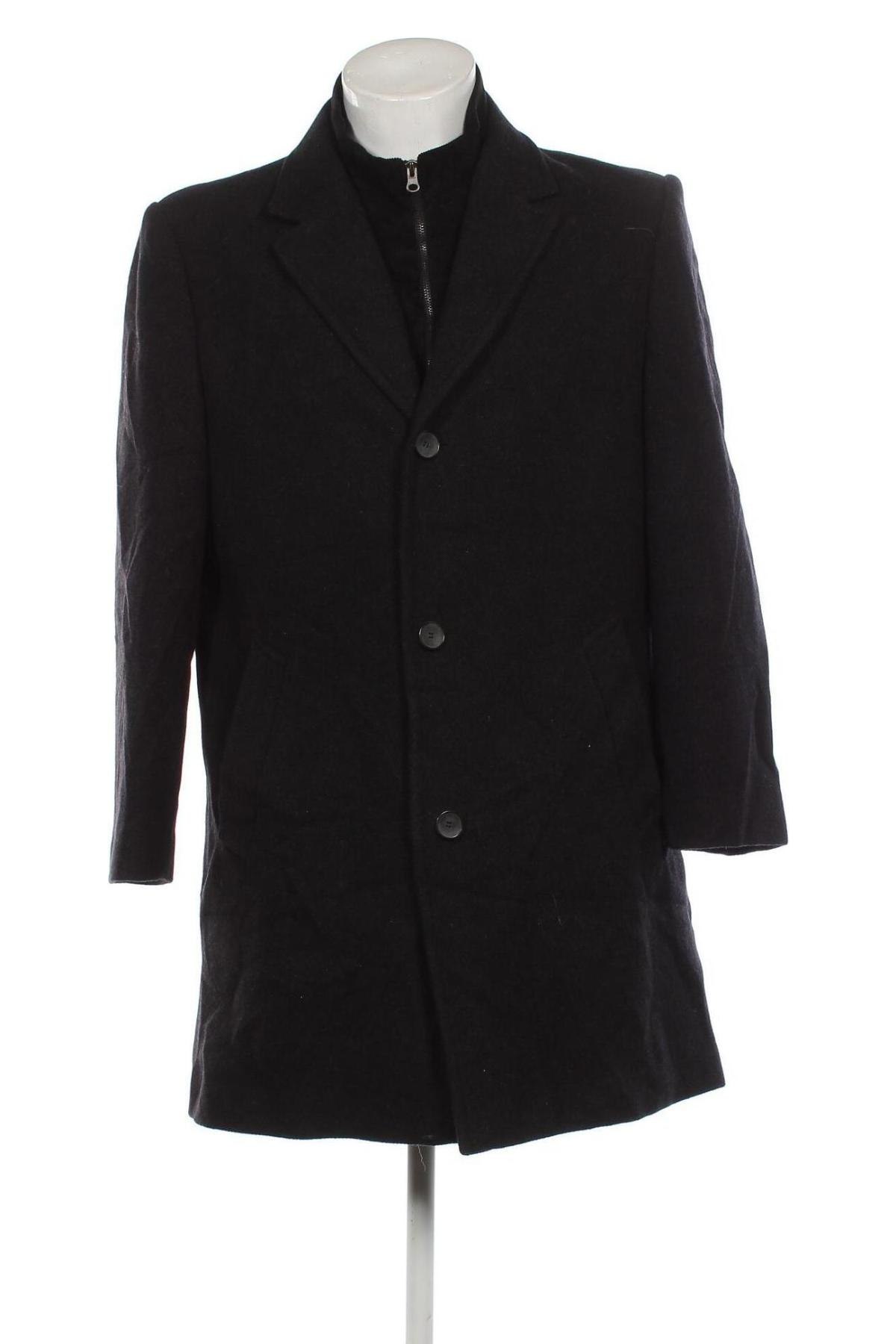 Ανδρικά παλτό, Μέγεθος L, Χρώμα Μαύρο, Τιμή 32,43 €