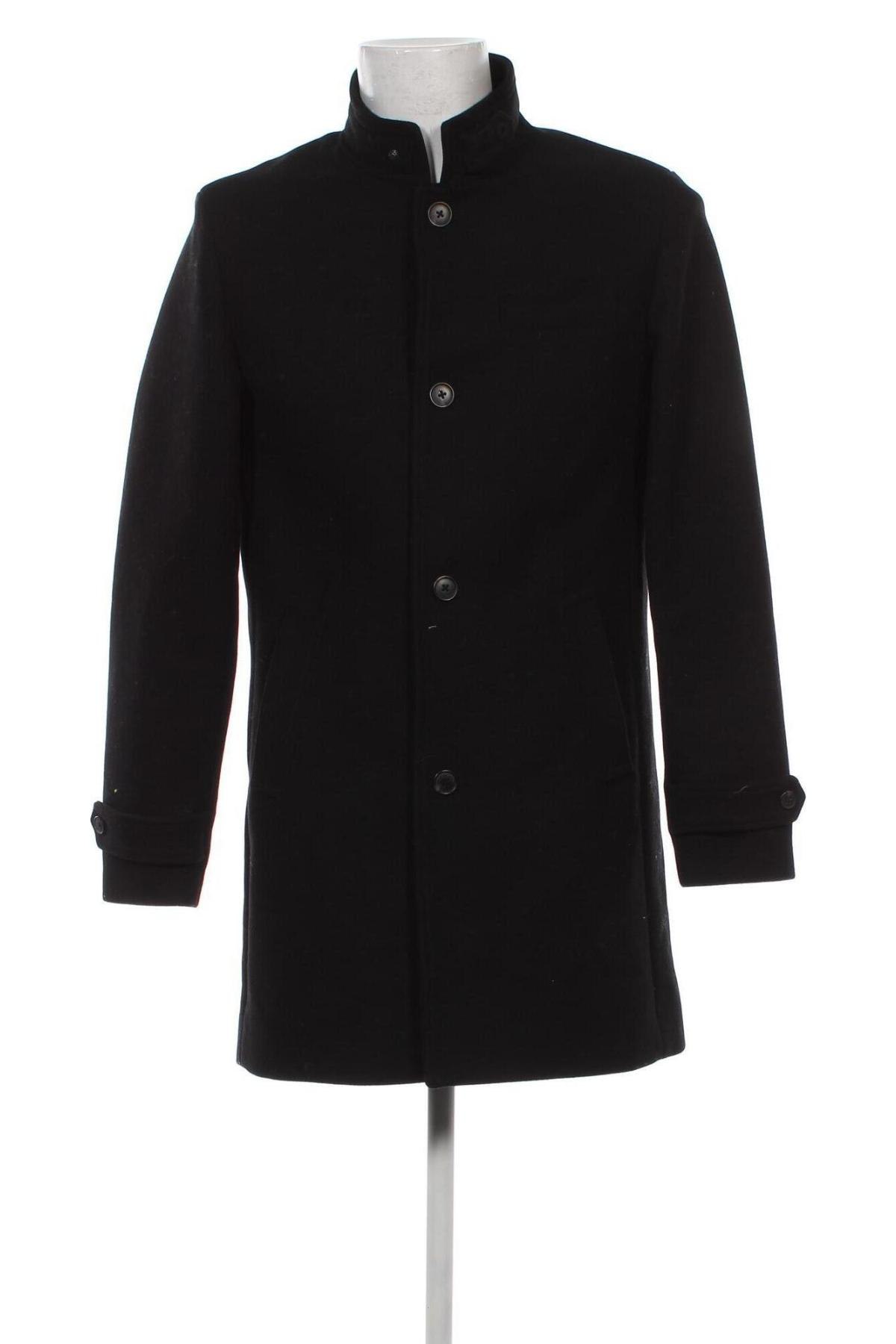 Ανδρικά παλτό Jack & Jones PREMIUM, Μέγεθος L, Χρώμα Μαύρο, Τιμή 49,16 €