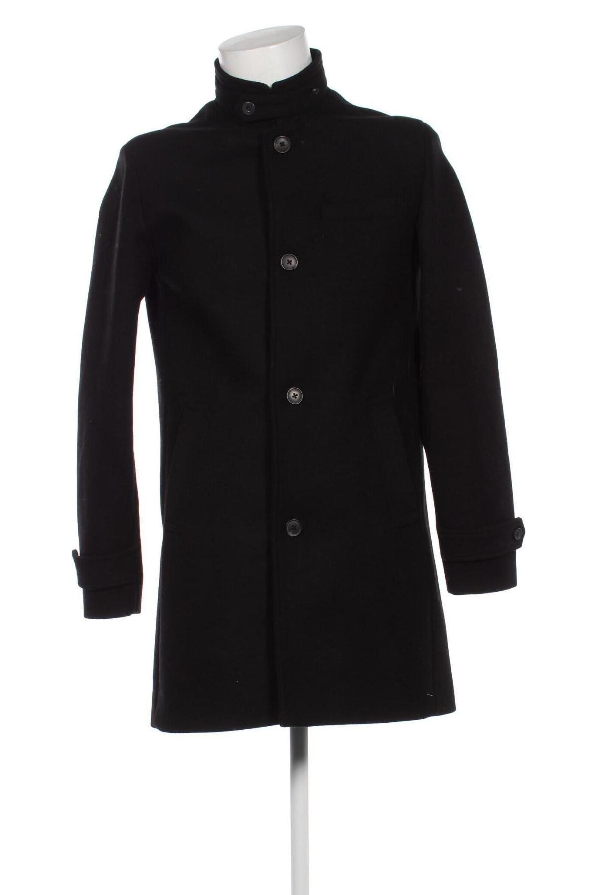 Ανδρικά παλτό Jack & Jones PREMIUM, Μέγεθος M, Χρώμα Μαύρο, Τιμή 30,84 €