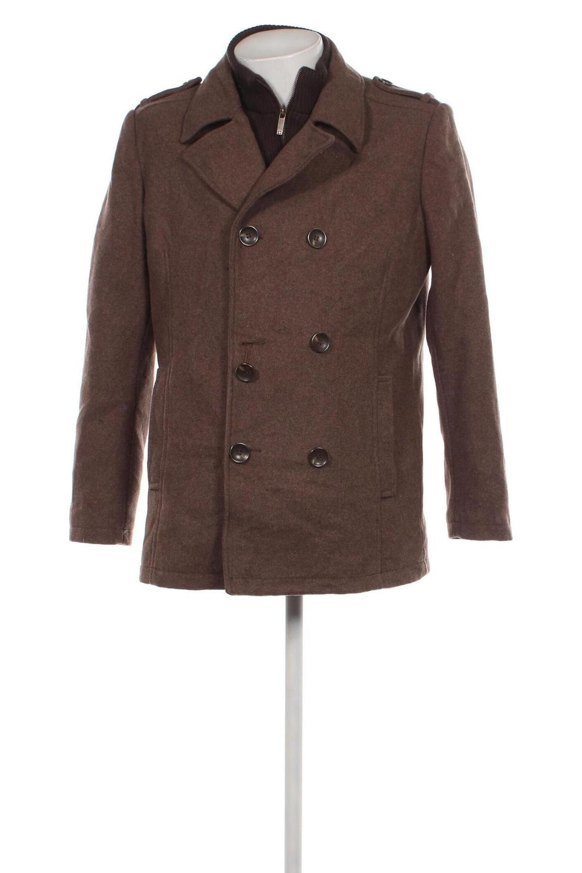 Ανδρικά παλτό Kenneth Cole, Μέγεθος M, Χρώμα Καφέ, Τιμή 14,48 €