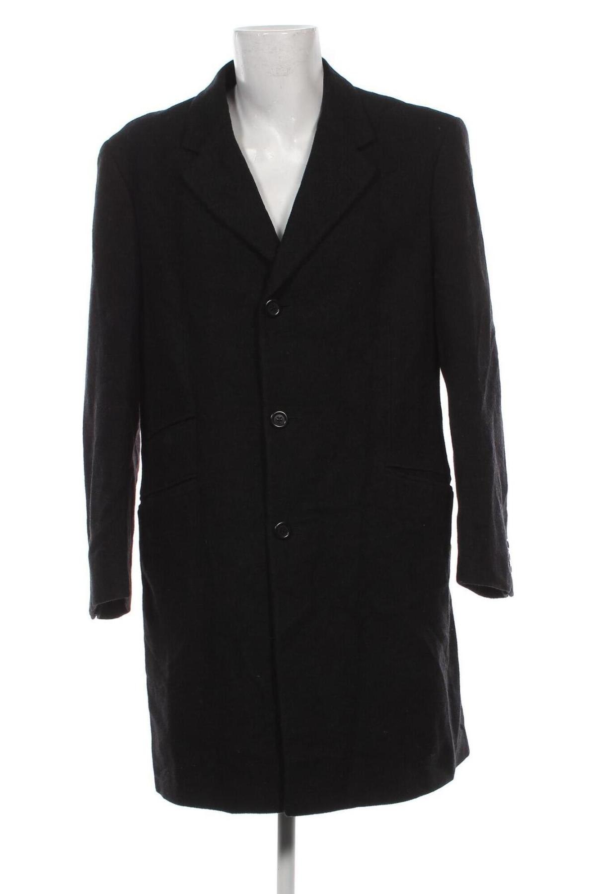 Мъжко палто Pal Zileri, Размер XL, Цвят Черен, Цена 243,39 лв.