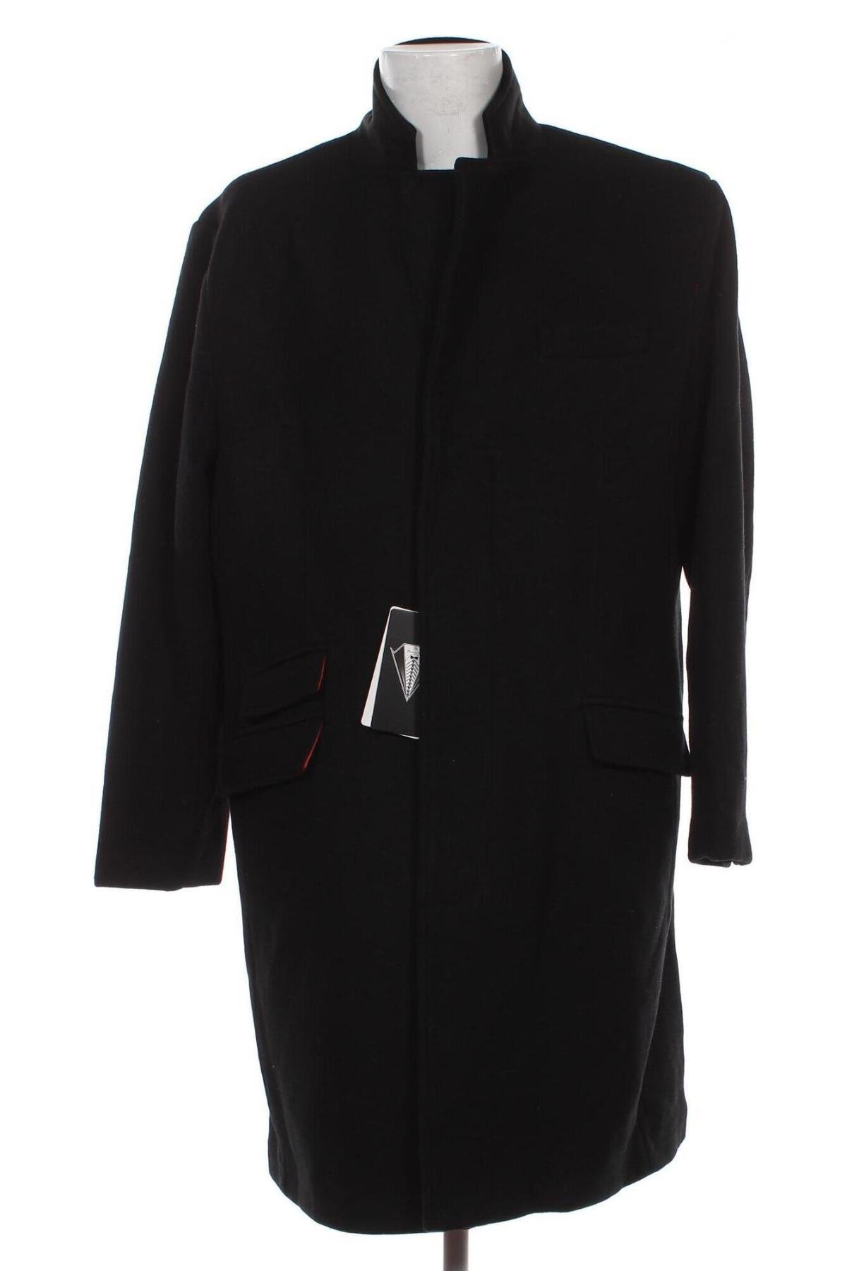 Palton de bărbați The Platinum Tailor, Mărime L, Culoare Negru, Preț 288,16 Lei