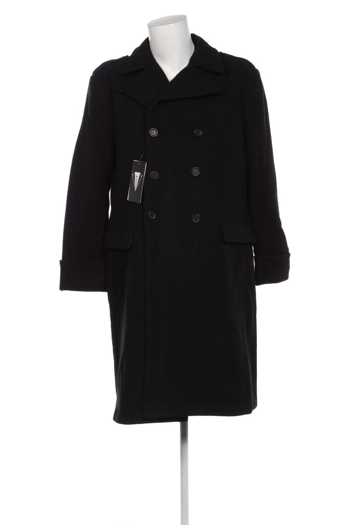 Ανδρικά παλτό The Platinum Tailor, Μέγεθος M, Χρώμα Μαύρο, Τιμή 36,05 €