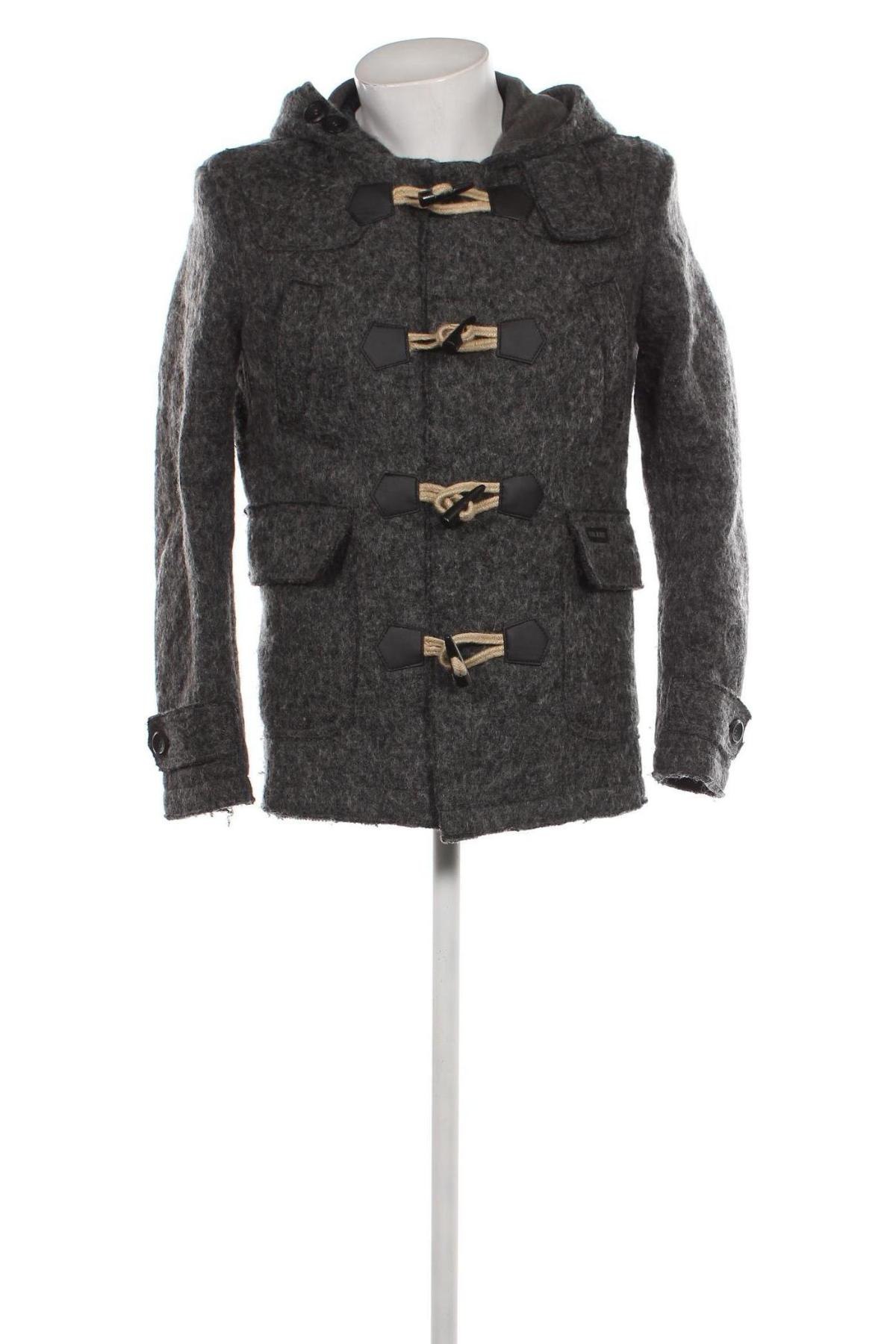 Мъжко палто Young & Rich, Размер S, Цвят Сив, Цена 68,00 лв.