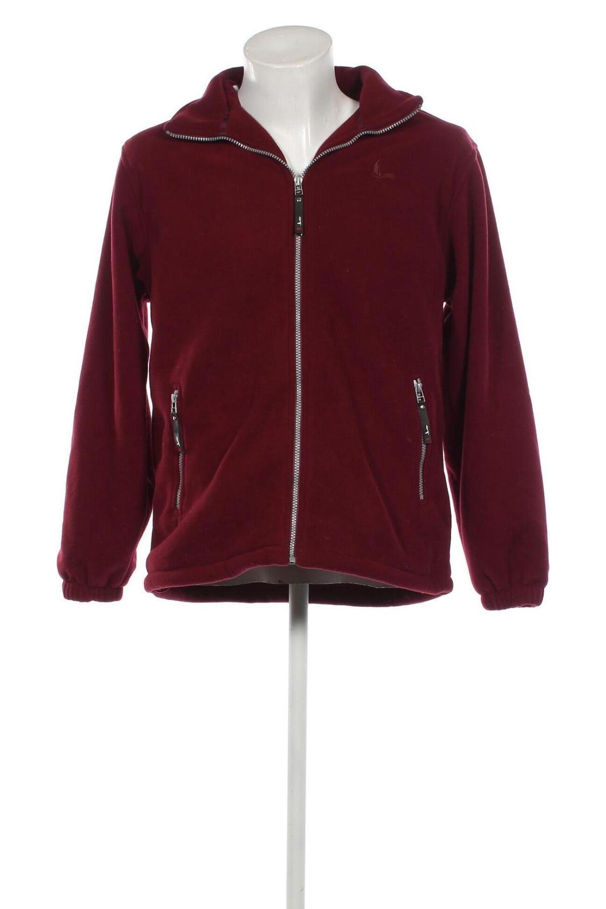 Ανδρικό μπουφάν fleece, Μέγεθος L, Χρώμα Κόκκινο, Τιμή 6,69 €