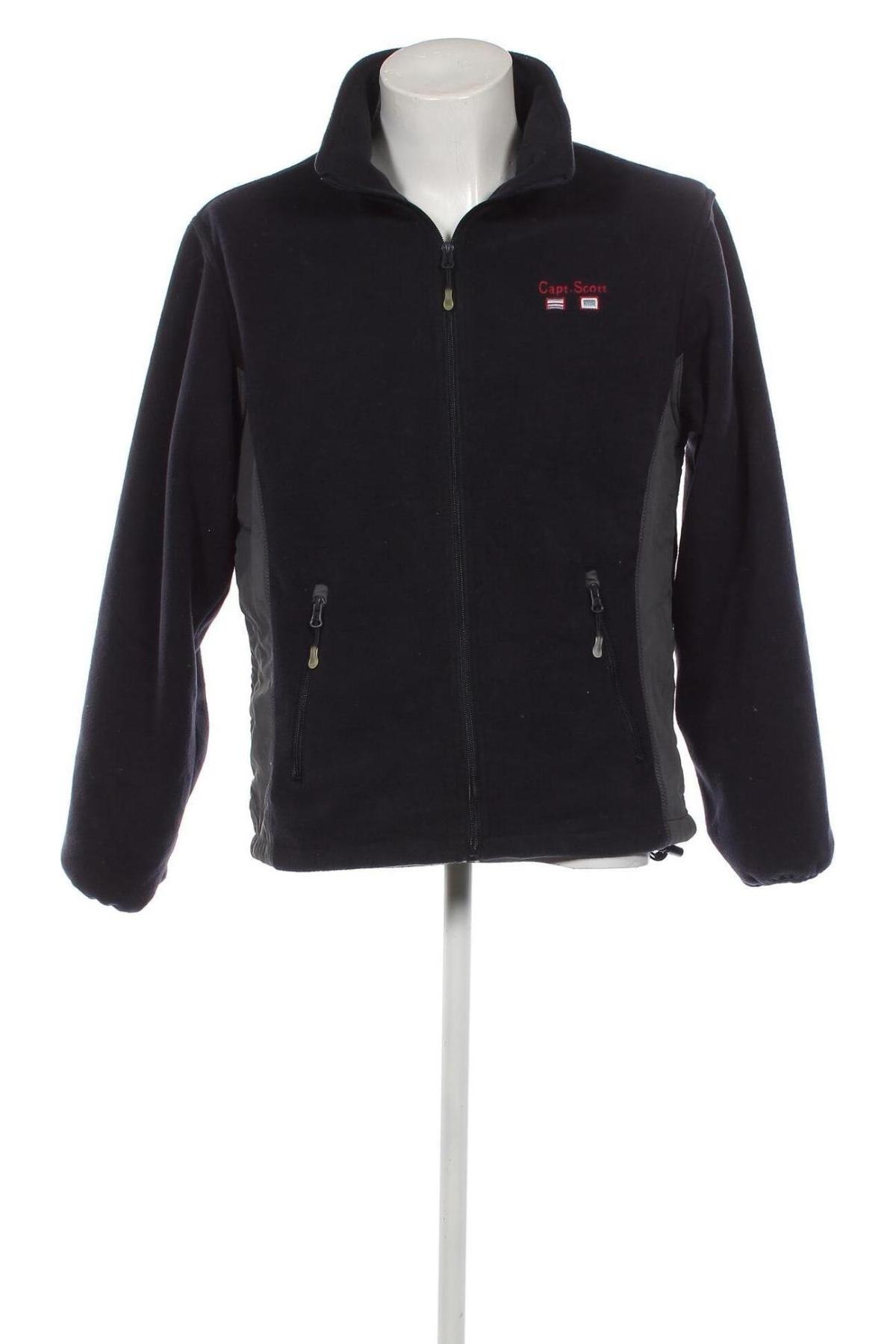 Ανδρικό μπουφάν fleece Capt.Scott, Μέγεθος L, Χρώμα Μπλέ, Τιμή 9,59 €