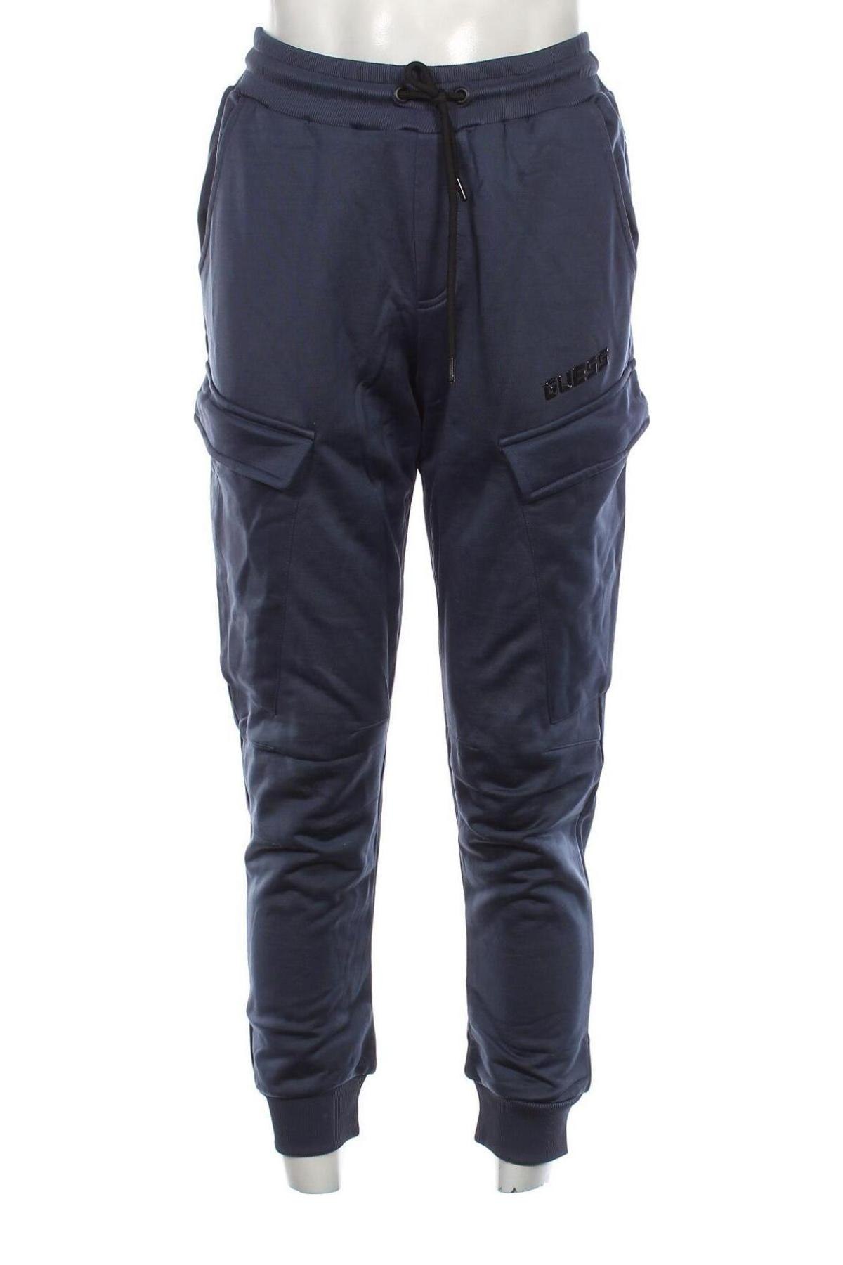 Ανδρικό αθλητικό παντελόνι Guess, Μέγεθος M, Χρώμα Μπλέ, Τιμή 72,16 €