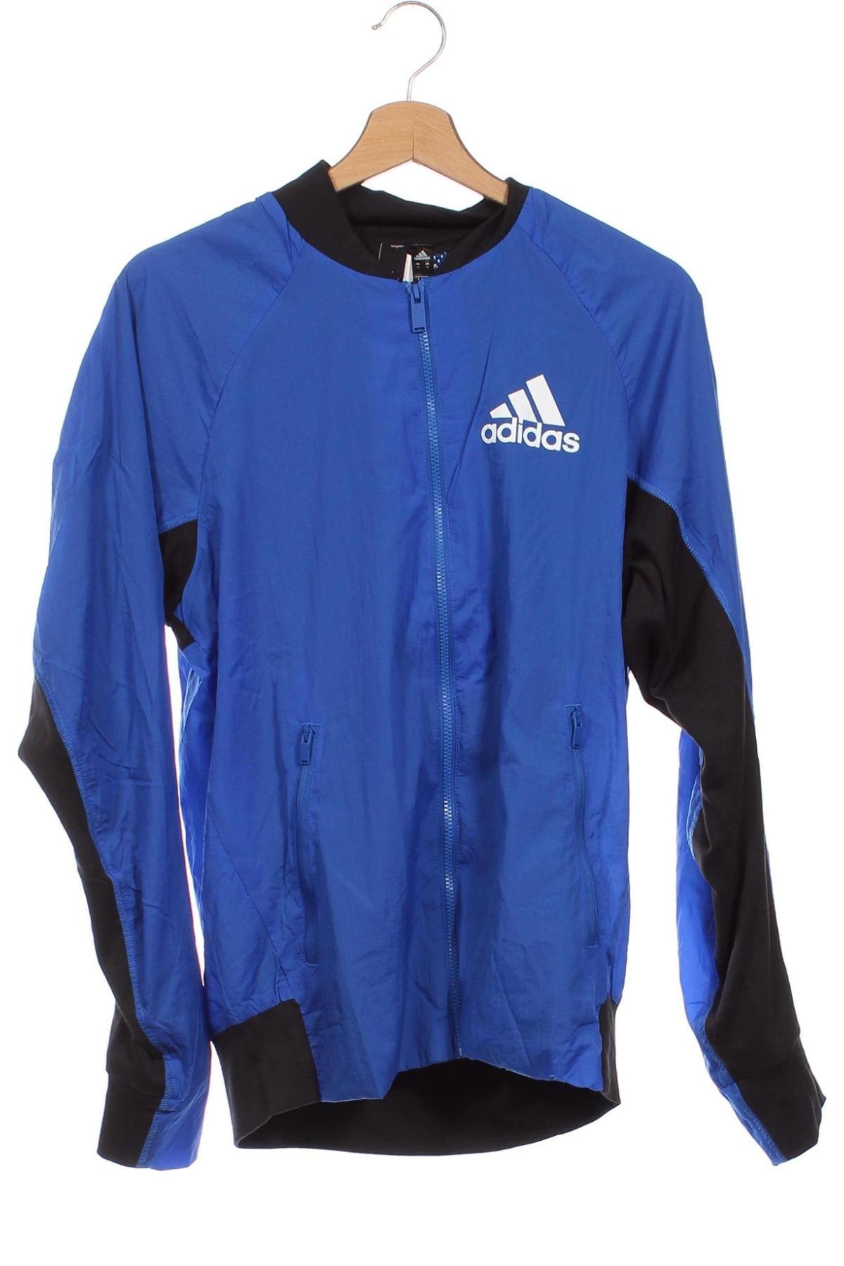 Herrenjacke Adidas, Größe S, Farbe Blau, Preis 18,82 €