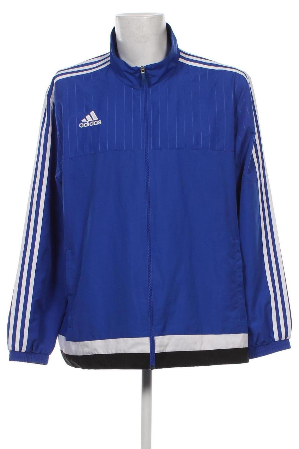 Herrenjacke Adidas, Größe XXL, Farbe Blau, Preis € 39,14