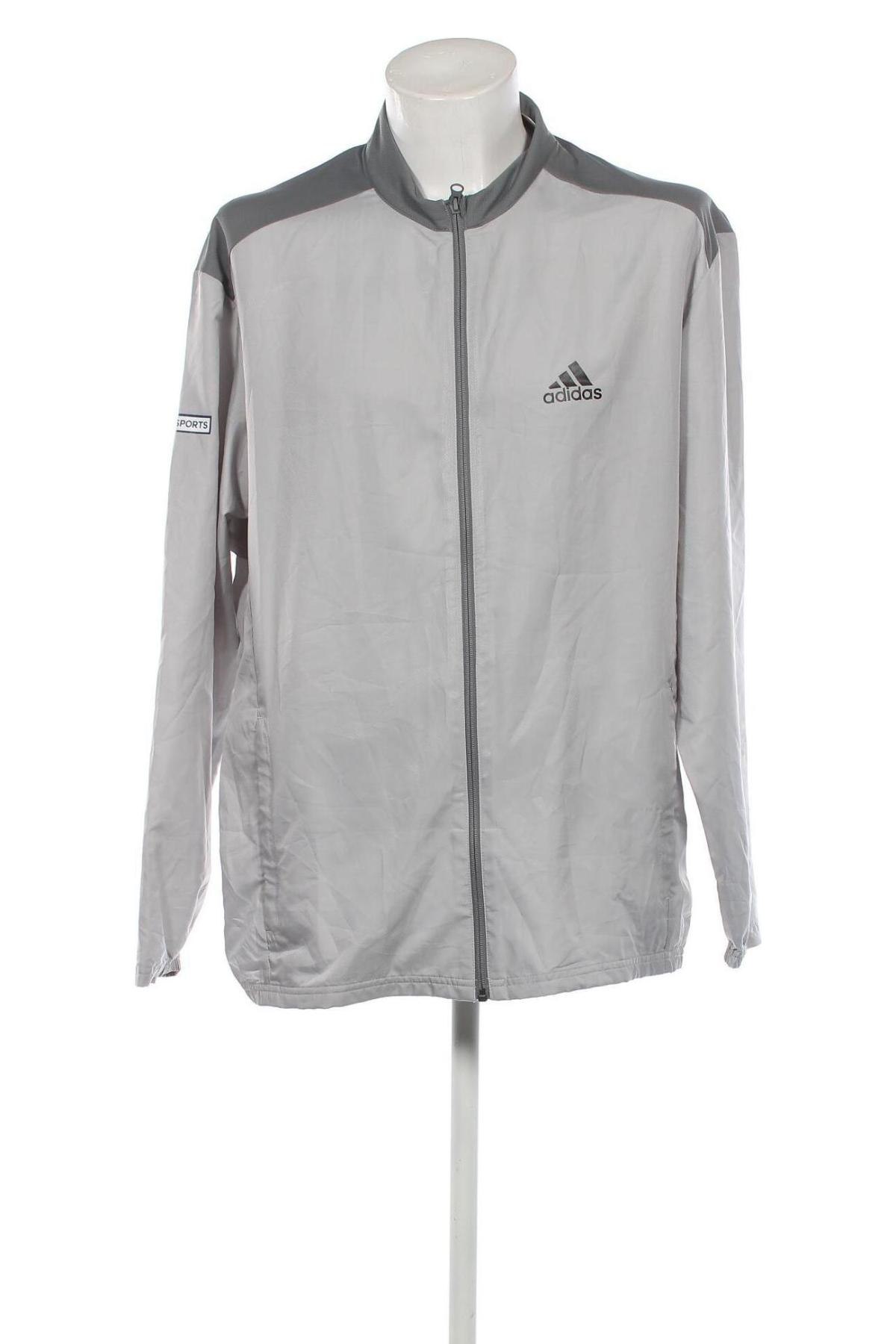 Ανδρικό μπουφάν Adidas, Μέγεθος XL, Χρώμα Γκρί, Τιμή 29,69 €