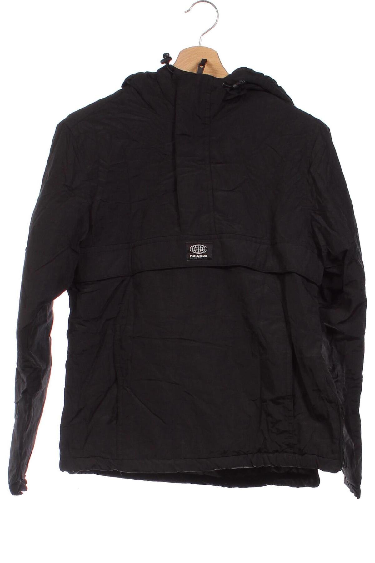 Ανδρικό μπουφάν Pull&Bear, Μέγεθος S, Χρώμα Μαύρο, Τιμή 18,30 €