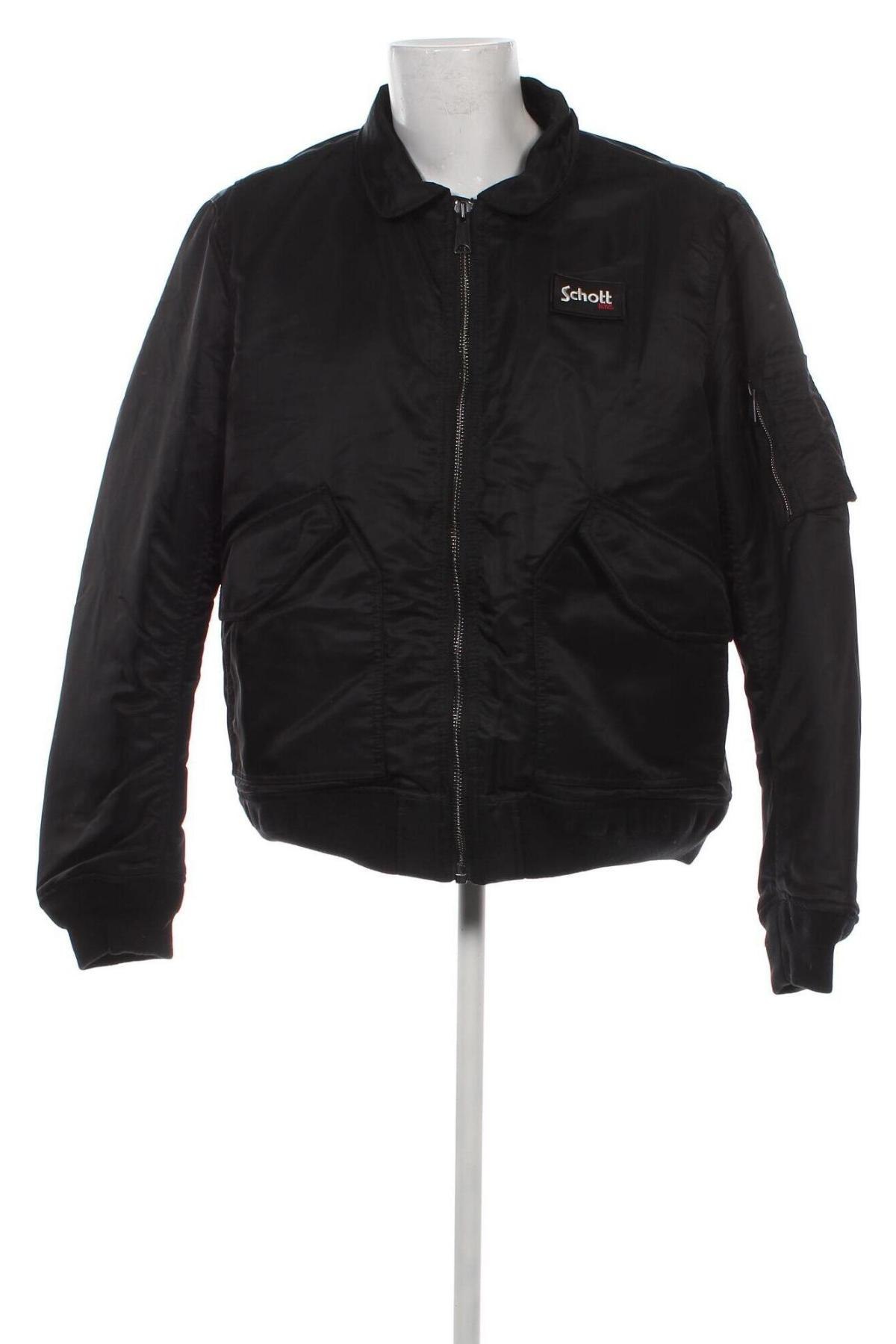 Pánska bunda  Schott, Veľkosť 4XL, Farba Čierna, Cena  159,34 €