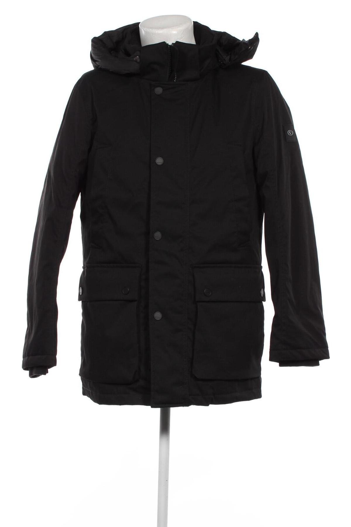 Ανδρικό μπουφάν Tom Tailor, Μέγεθος M, Χρώμα Μαύρο, Τιμή 30,16 €