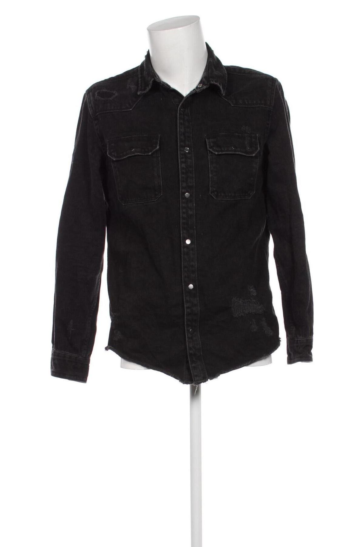 Herrenjacke Zara, Größe L, Farbe Schwarz, Preis 11,41 €