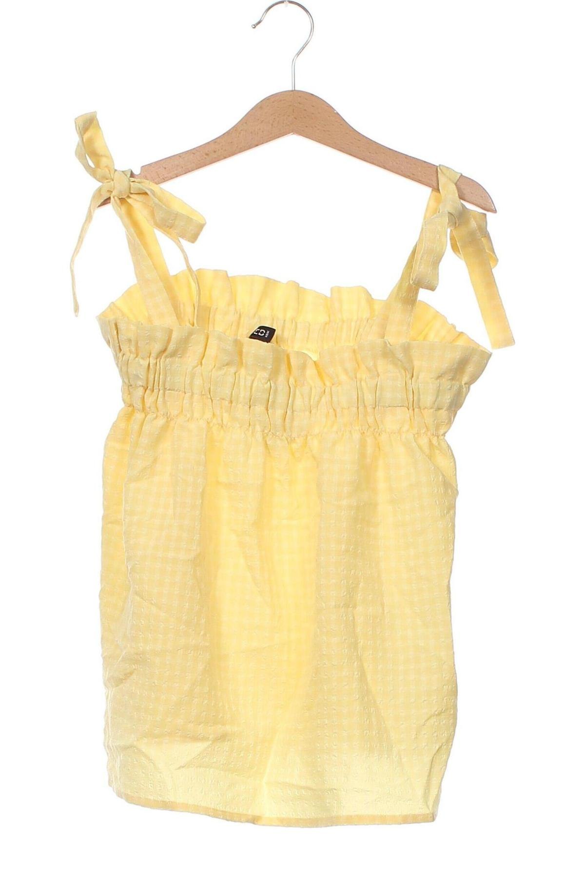 Γυναικείο αμάνικο μπλουζάκι H&M Divided, Μέγεθος XS, Χρώμα Κίτρινο, Τιμή 12,63 €