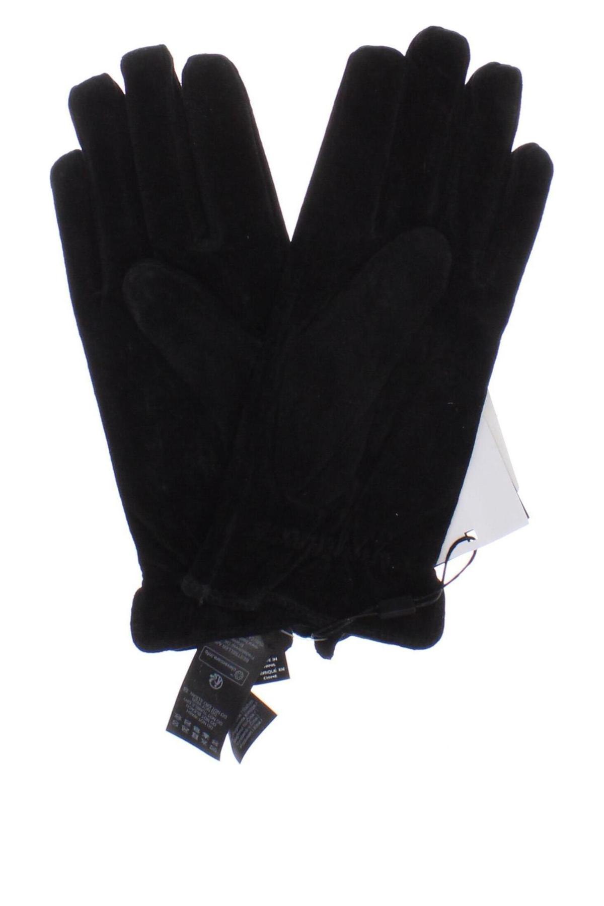 Γάντια Pieces, Χρώμα Μαύρο, Τιμή 9,48 €