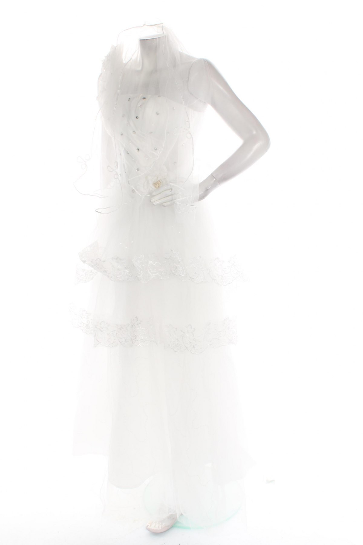 Kleid, Größe M, Farbe Weiß, Preis € 200,52
