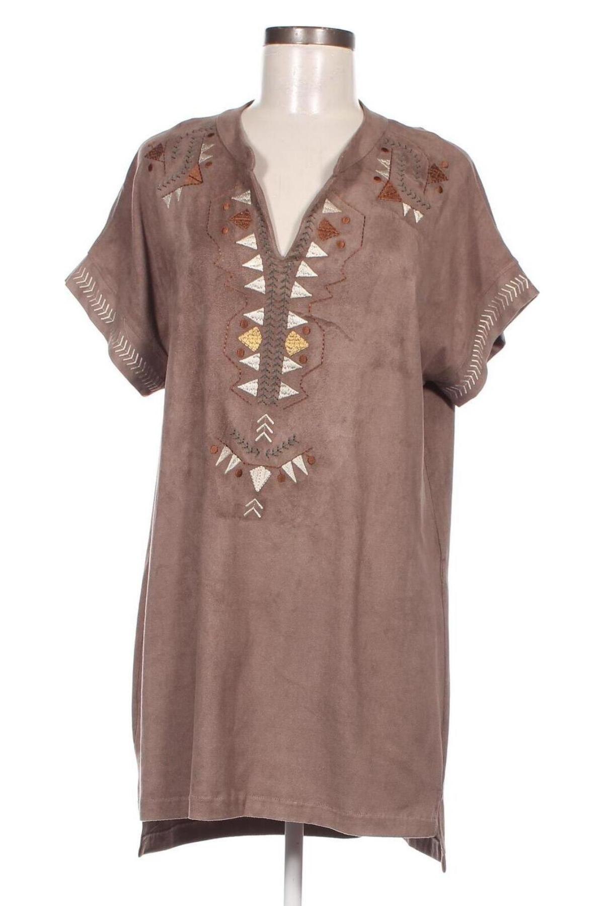 Kleid Lashez, Größe M, Farbe Beige, Preis 21,79 €