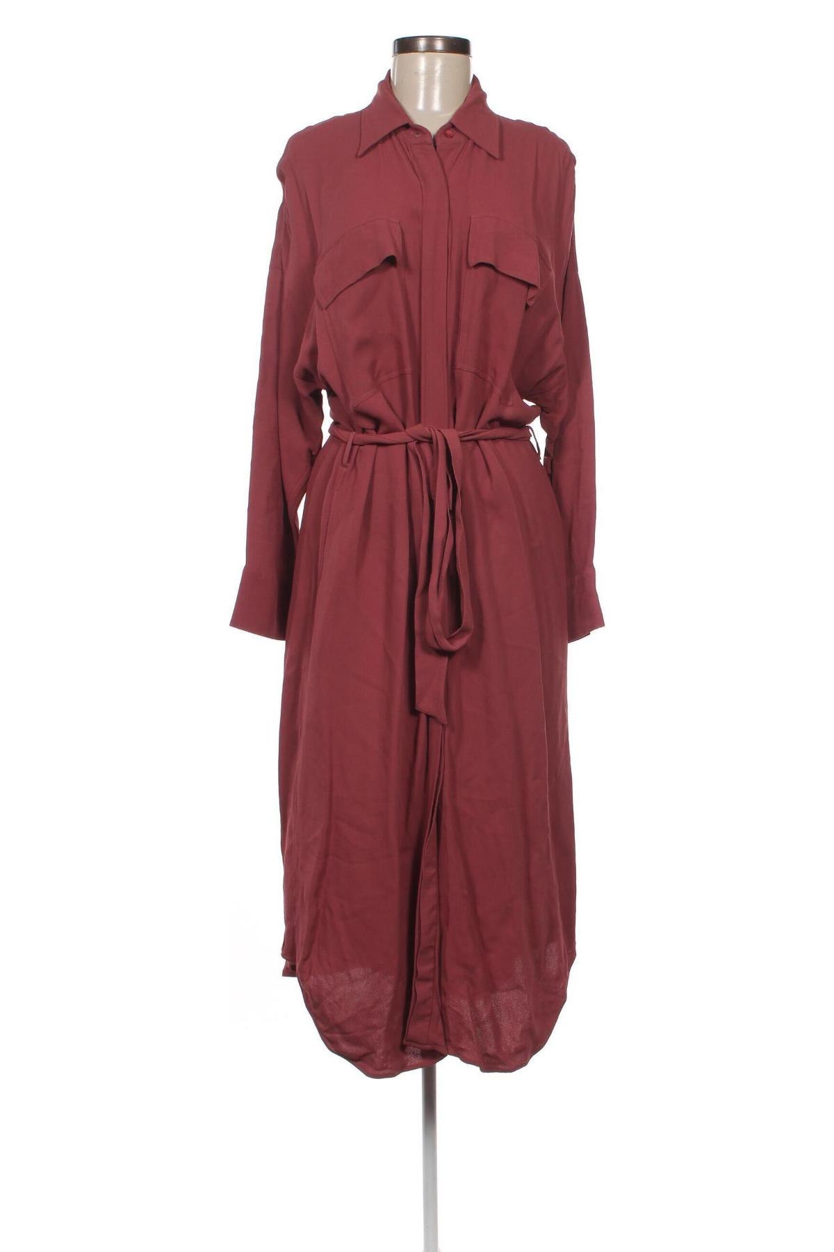 Φόρεμα Massimo Dutti, Μέγεθος L, Χρώμα Σάπιο μήλο, Τιμή 42,05 €