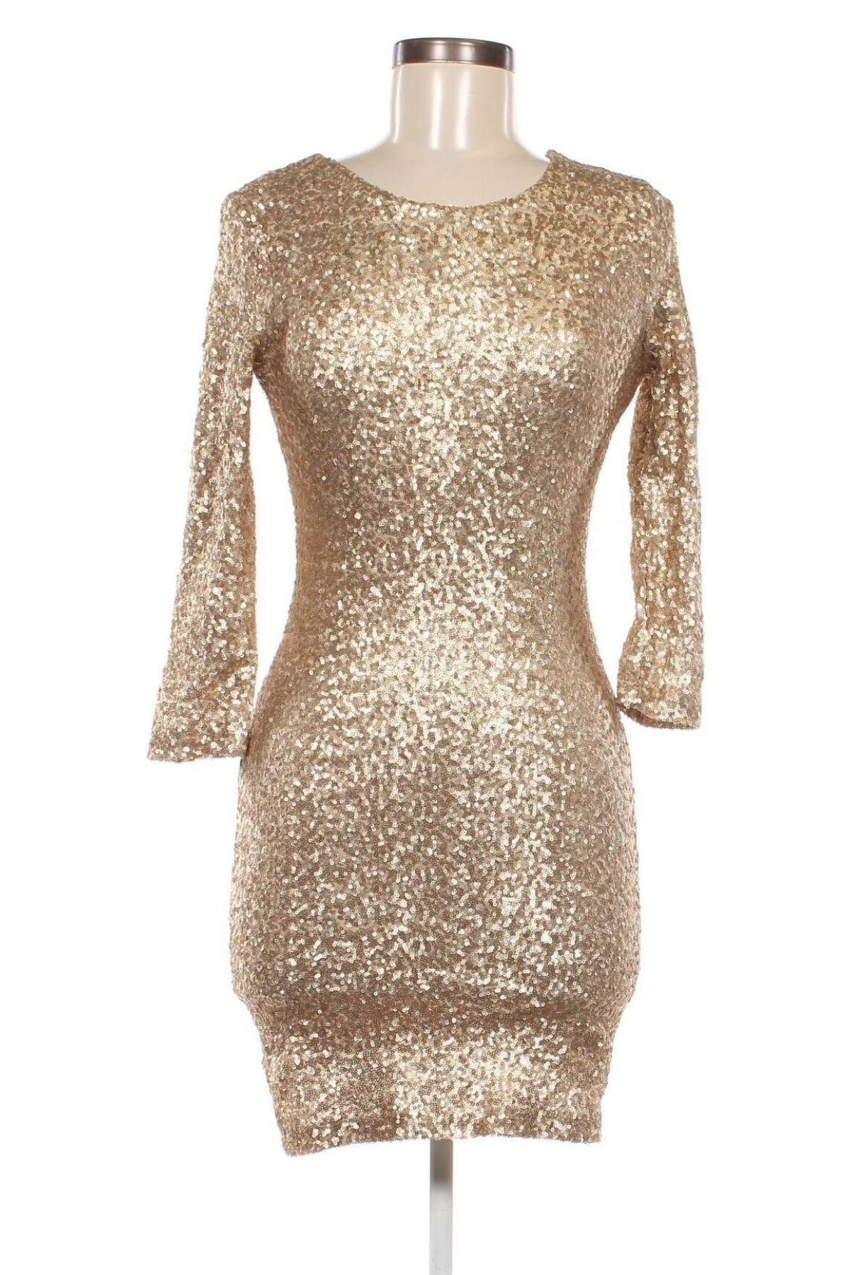 Kleid TFNC London, Größe S, Farbe Golden, Preis € 22,18