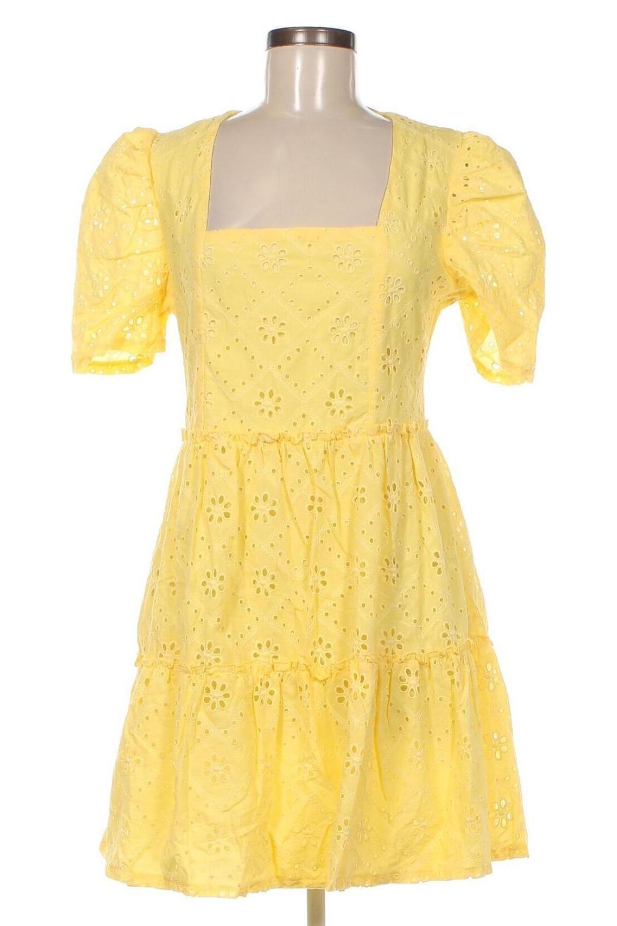 Šaty  Trendyol, Velikost L, Barva Žlutá, Cena  1 565,00 Kč