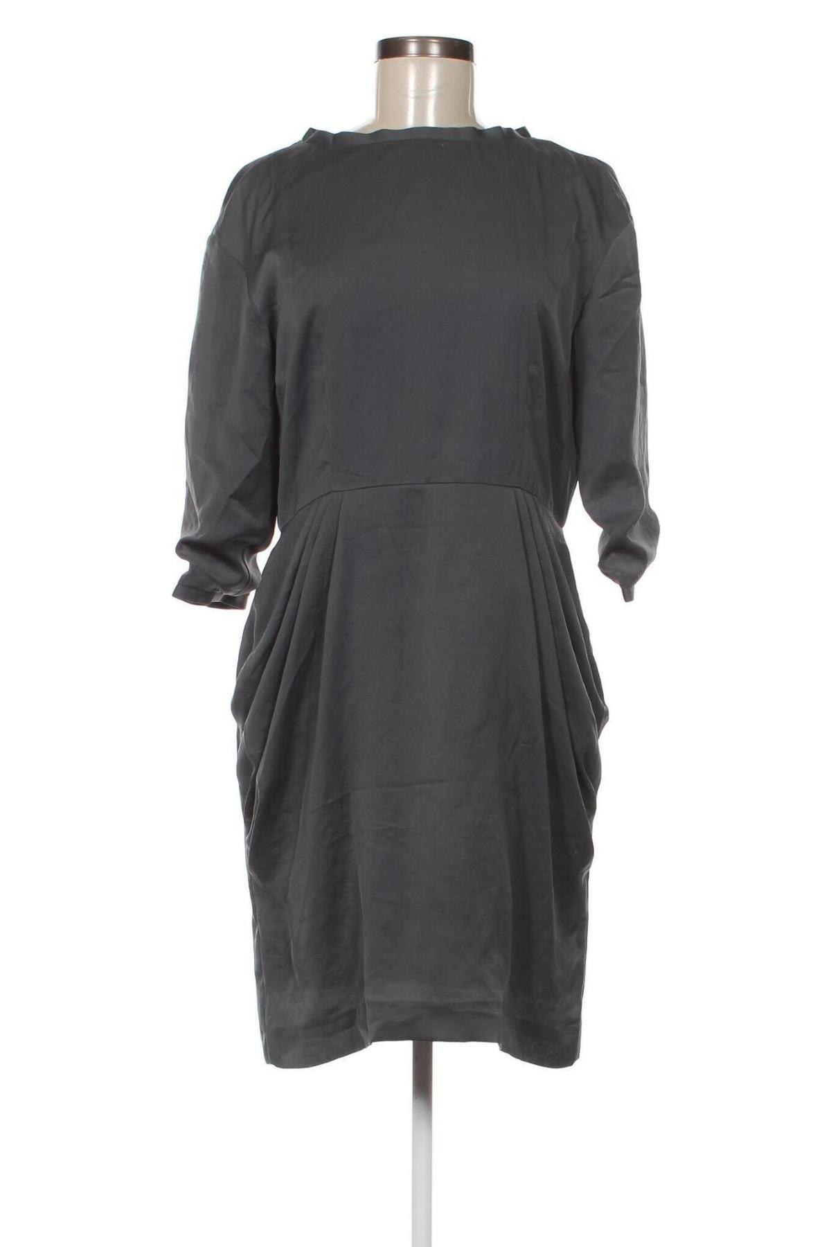 Kleid Uterque, Größe L, Farbe Grau, Preis 55,35 €