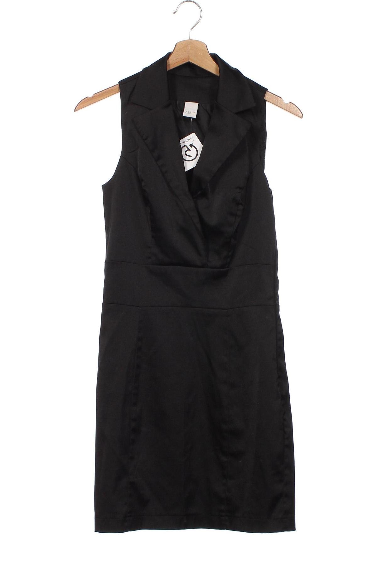 Kleid VILA, Größe XS, Farbe Schwarz, Preis 7,97 €