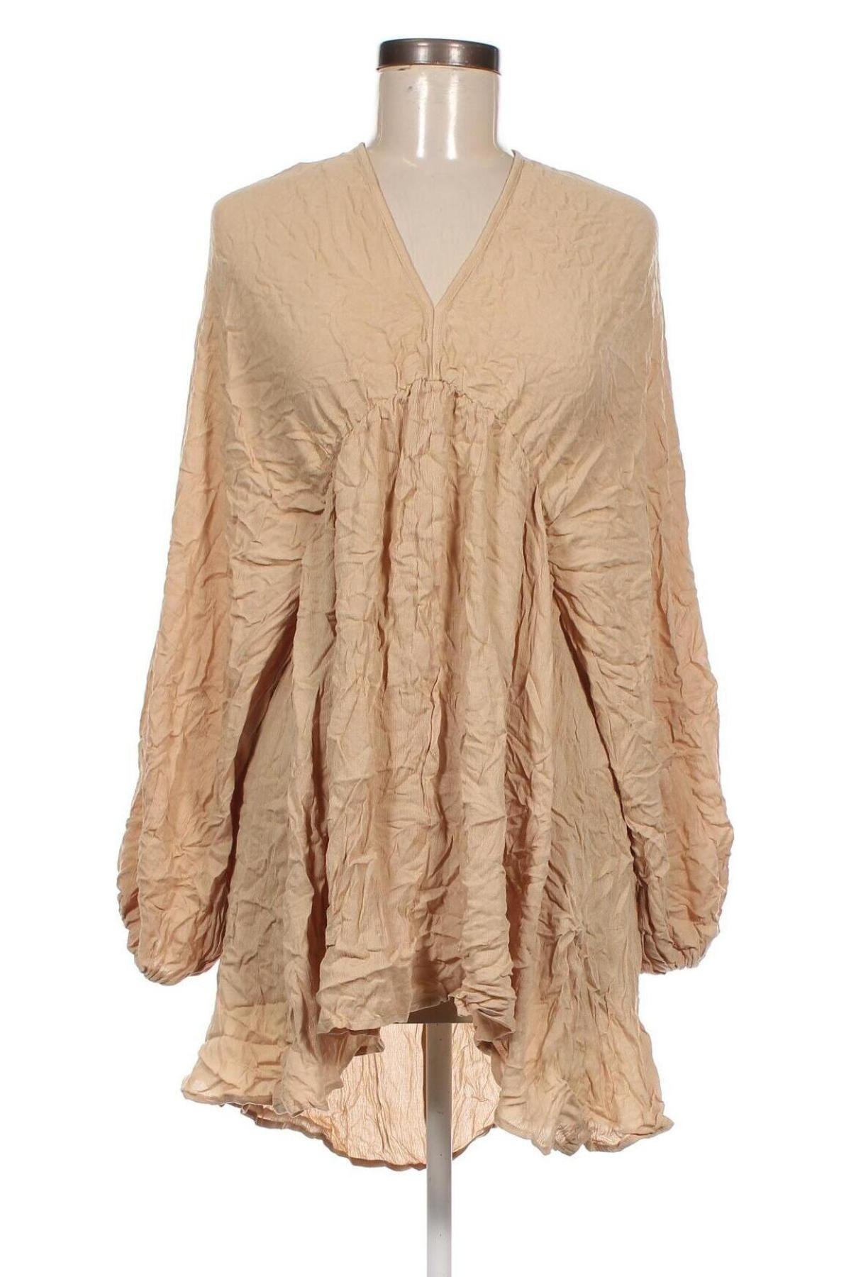 Tunika Boohoo, Größe M, Farbe Beige, Preis 11,08 €