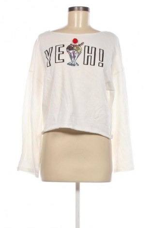 Дамска блуза Bershka, Размер M, Цвят Бял, Цена 31,00 лв.