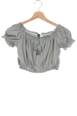 Γυναικεία μπλούζα H&M Divided, Μέγεθος XS, Χρώμα Πράσινο, Τιμή 9,72 €
