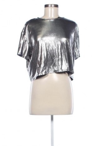 Bluză de femei H&M Divided, Mărime L, Culoare Argintiu, Preț 48,00 Lei