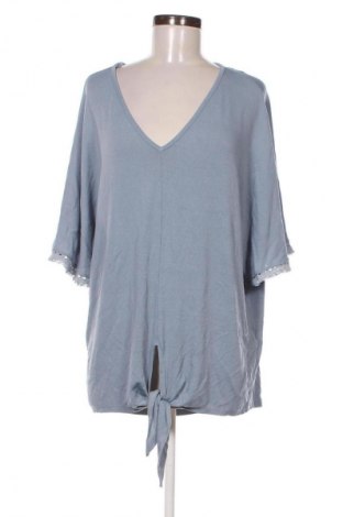 Γυναικεία μπλούζα Made In Italy, Μέγεθος XXL, Χρώμα Μπλέ, Τιμή 12,99 €