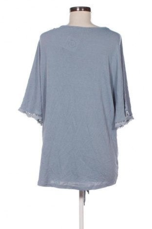 Γυναικεία μπλούζα Made In Italy, Μέγεθος XXL, Χρώμα Μπλέ, Τιμή 12,99 €