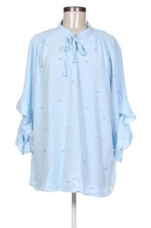 Bluzka damska SHEIN, Rozmiar 3XL, Kolor Niebieski, Cena 43,68 zł