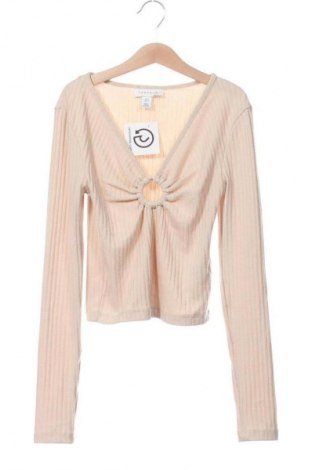 Damen Shirt Topshop, Größe XS, Farbe Beige, Preis 17,36 €