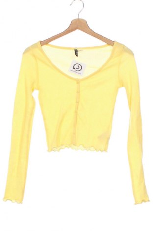 Damen Strickjacke H&M Divided, Größe XS, Farbe Gelb, Preis 20,99 €