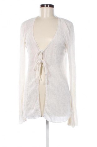 Cardigan de damă Pull&Bear, Mărime M, Culoare Ecru, Preț 74,35 Lei