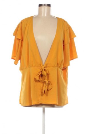Дамска жилетка SHEIN, Размер 4XL, Цвят Жълт, Цена 23,99 лв.