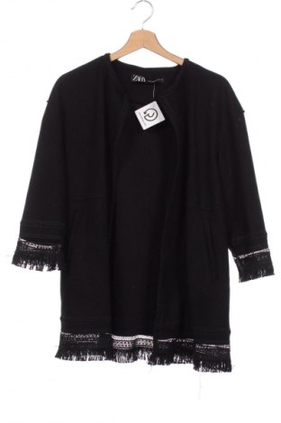 Damski kardigan Zara, Rozmiar XS, Kolor Czarny, Cena 62,07 zł